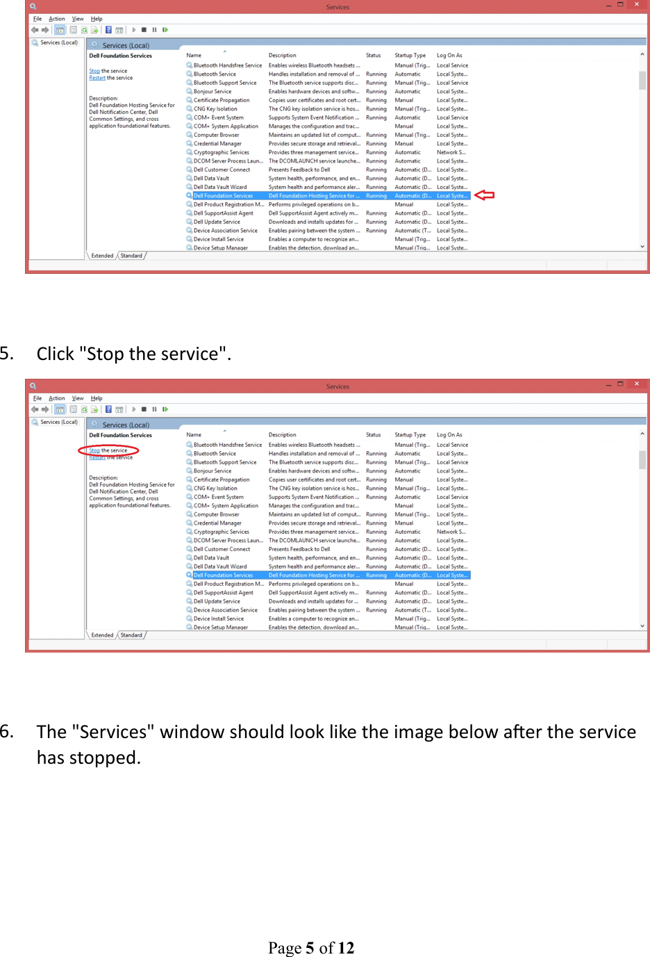 Page 5 of 12 - E Dell Root Cert Removal Instructions