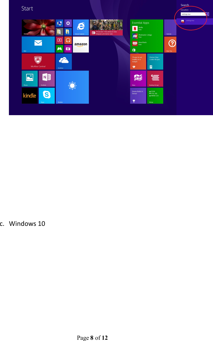 Page 8 of 12 - E Dell Root Cert Removal Instructions