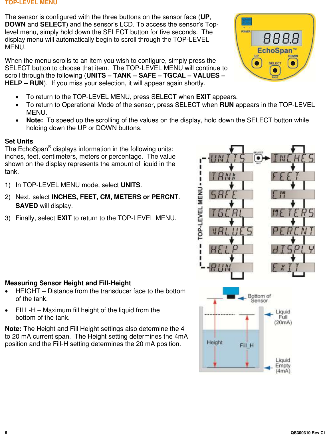 FEATURE Echo Span LU80 Quick Start Guide Echospan Qsg