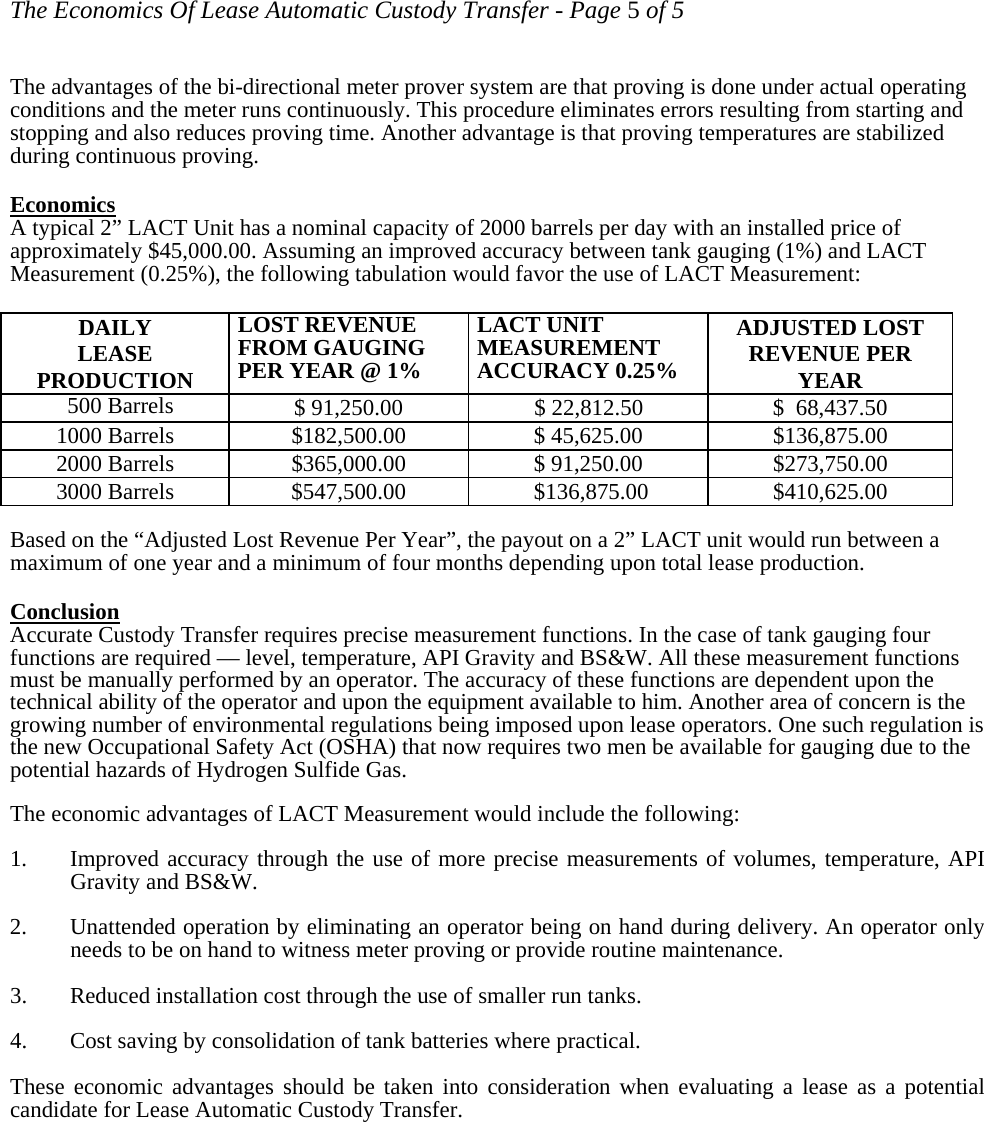 Page 5 of 5 - Economics Of Custody Transfer White Paper Economics-of-custody-transfer Technical-paper