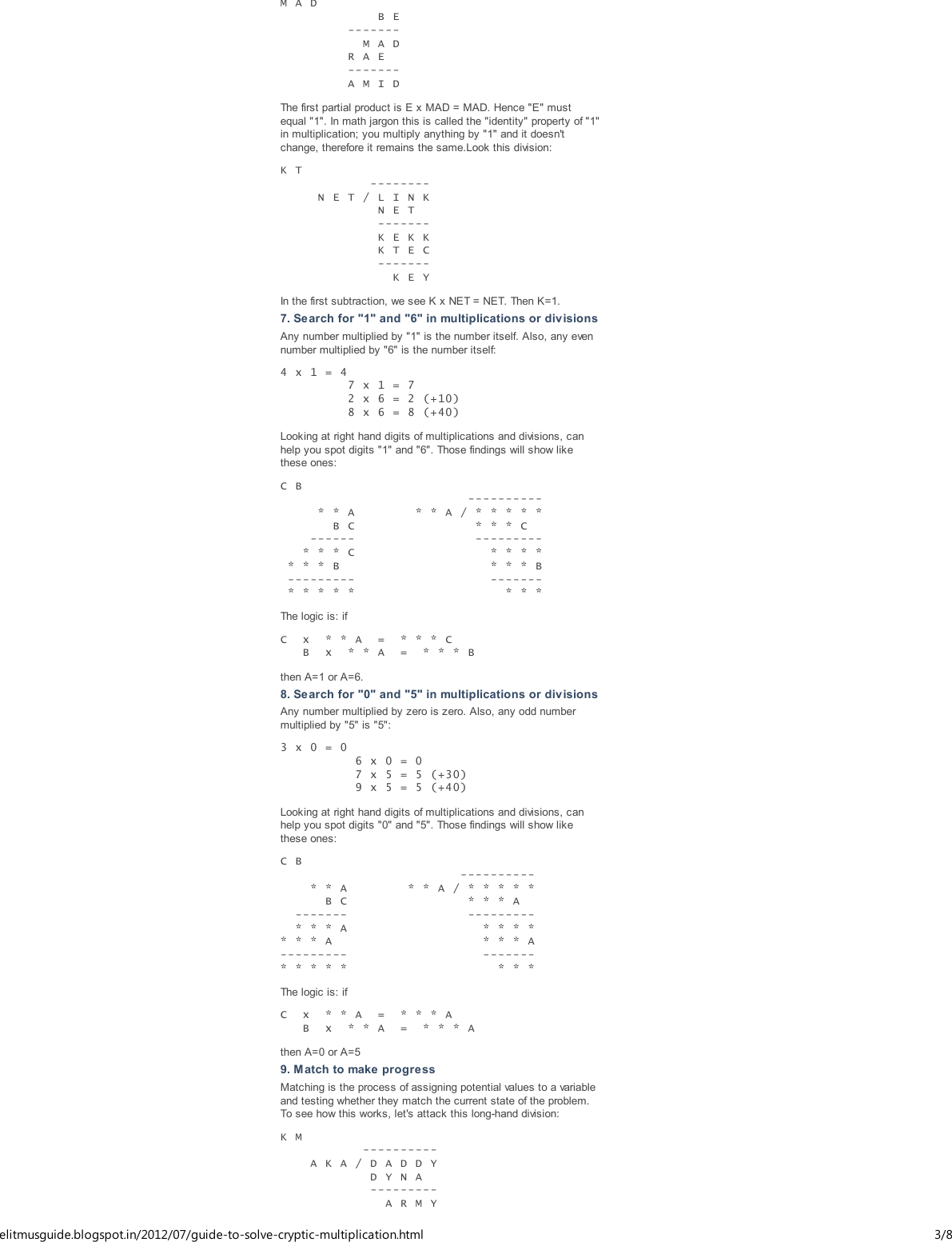 Page 3 of 8 - Elitmus-guide -guide-to-solve-cryptic-multiplication-question
