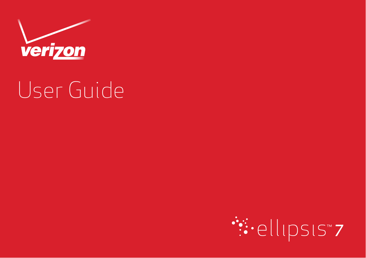 Verizon Wireless Ellipsis 7 User Guide Manual Here um