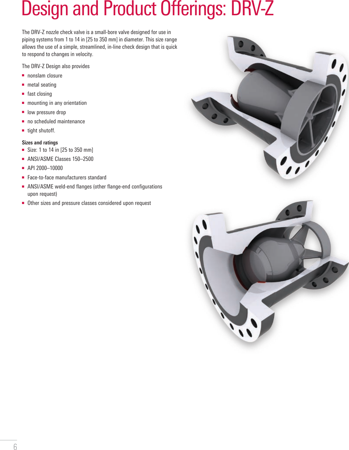 Page 6 of 12 - ENTECH Nozzle Check Valves Brochure Entech-nozzle-check-valve-brochure