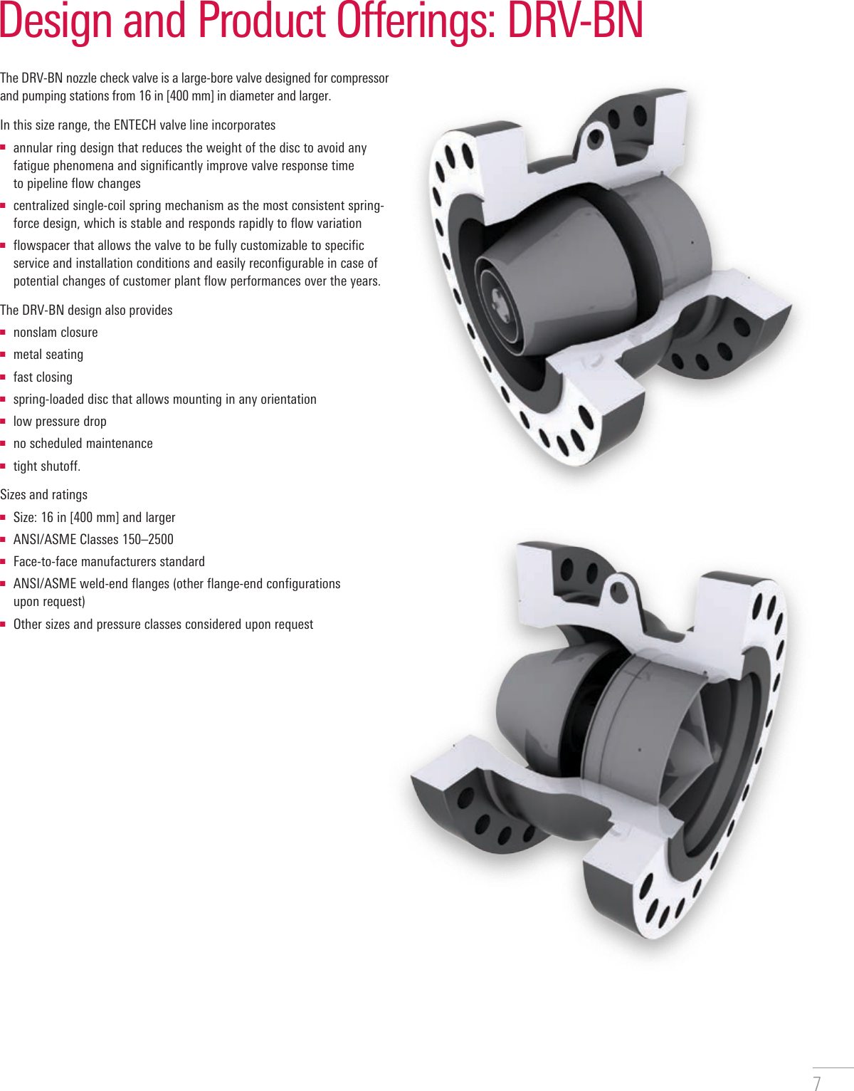 Page 7 of 12 - ENTECH Nozzle Check Valves Brochure Entech-nozzle-check-valve-brochure