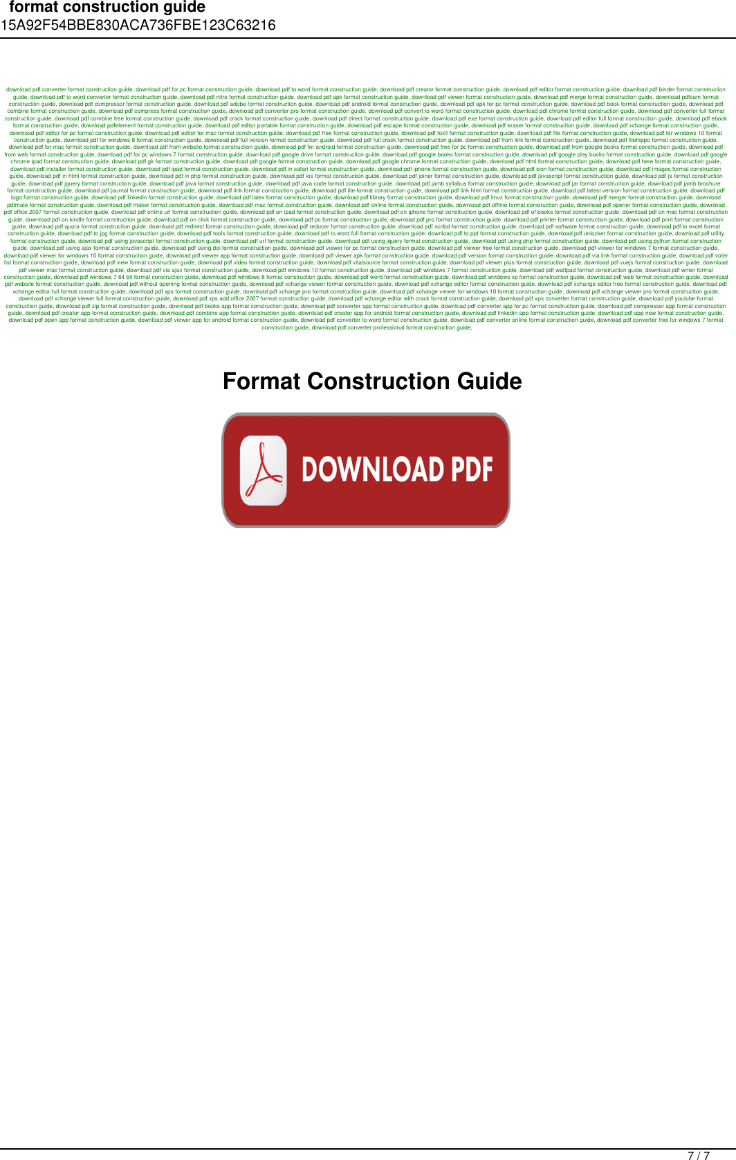 Page 7 of 7 - Format Construction Guide Epub