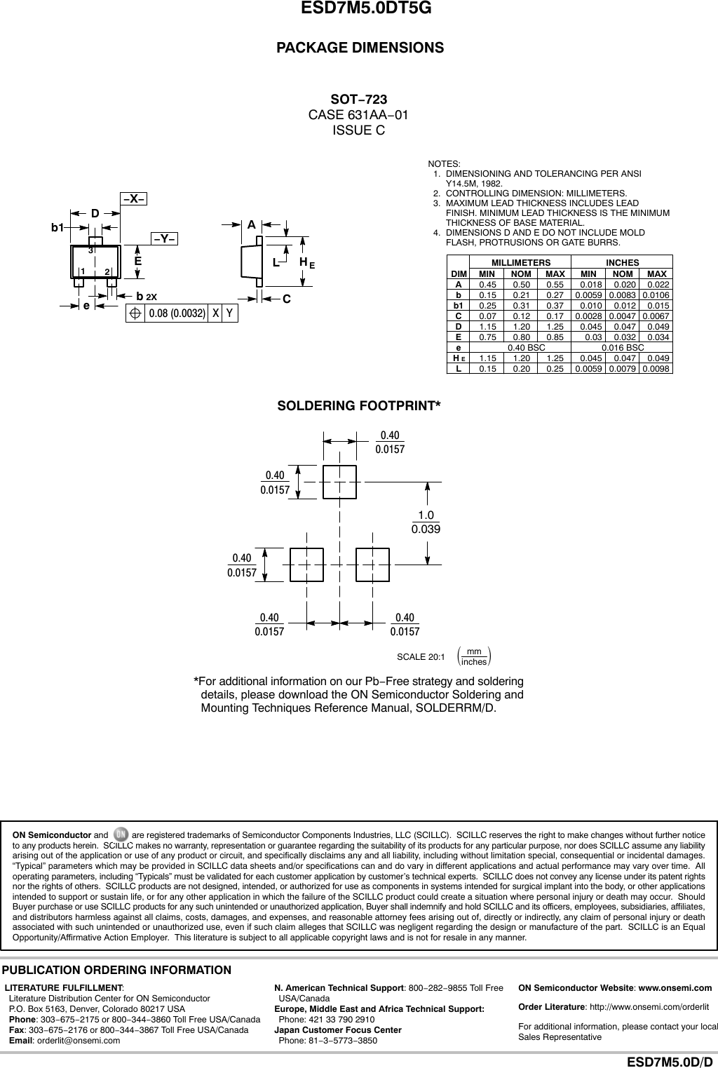 Page 4 of 5 - ESD7M5.0DT5G - Datasheet. Www.s-manuals.com. On