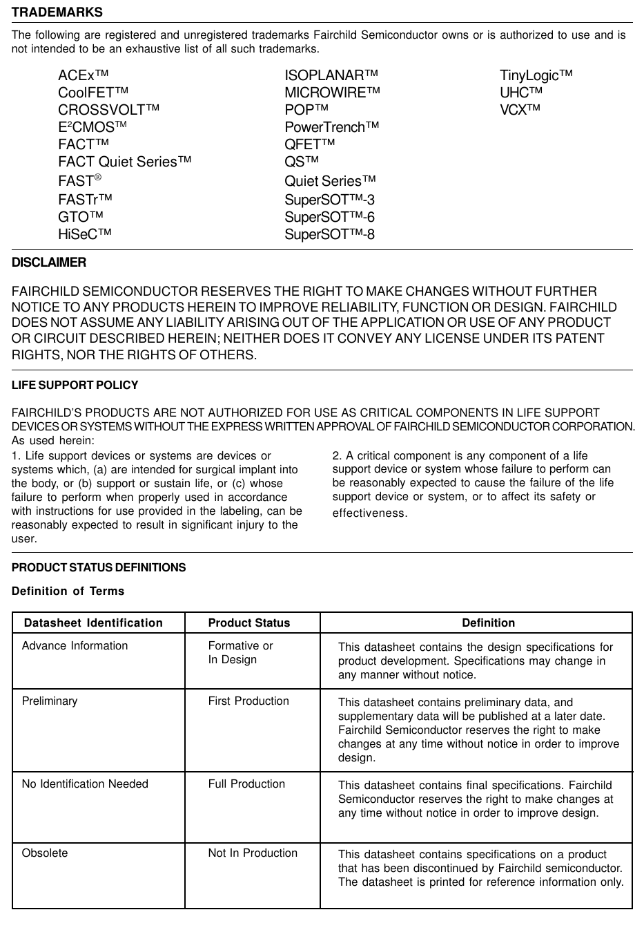 Page 8 of 9 - FDG6301N - Datasheet. Www.s-manuals.com. Fairchild