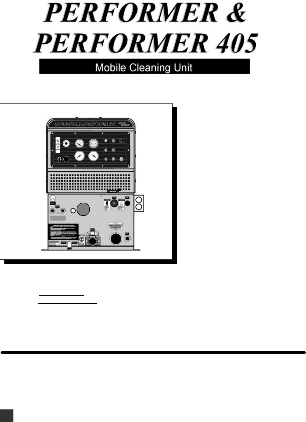 Gebäudereinigung Sprak Plug Wire Set For Prochem Performer 405 With