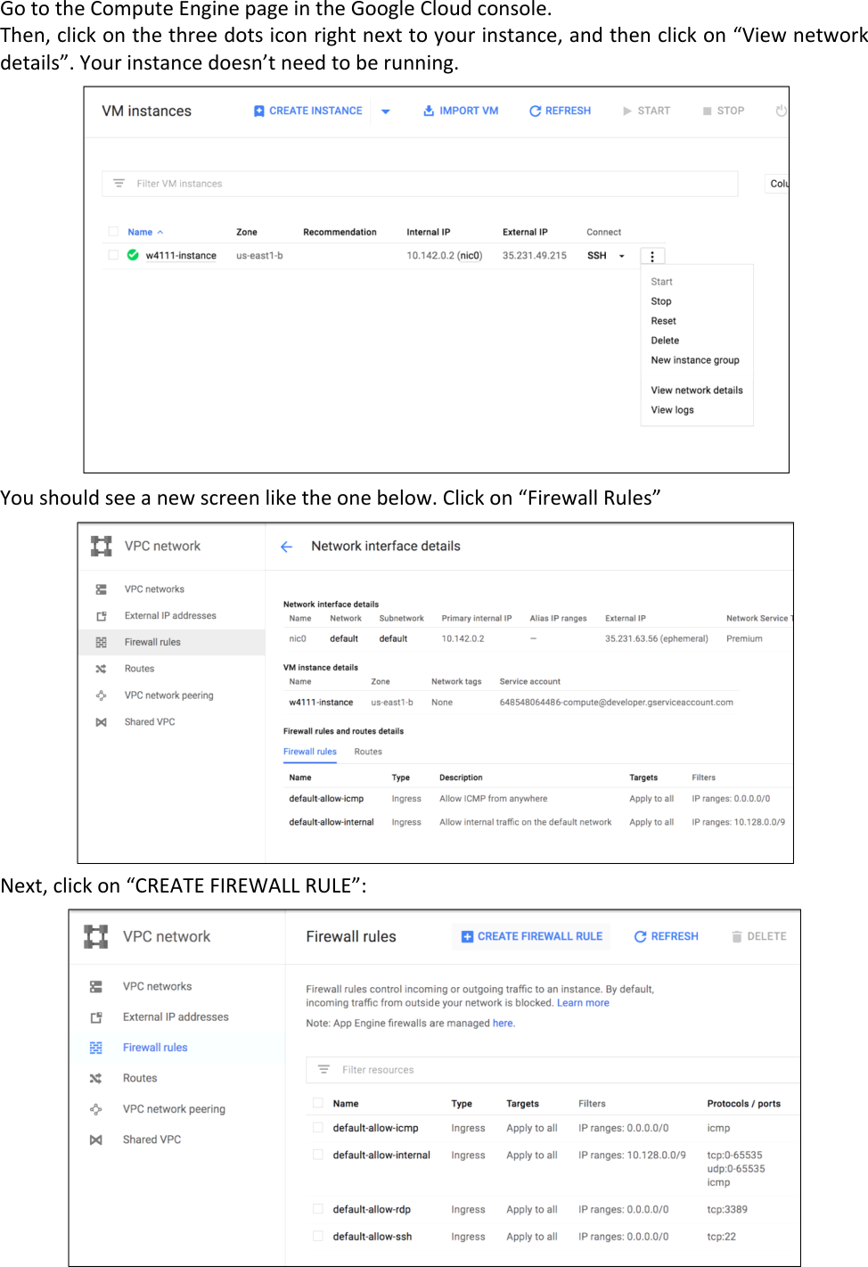 Page 1 of 2 - Firewall Instructions