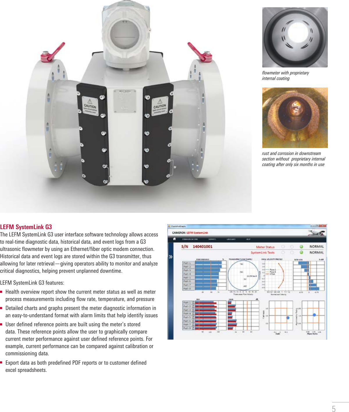 Page 5 of 8 - CALDON LEFM 380Ci Gas Ultrasonic Flowmeter Brochure Flow-meter-brochure