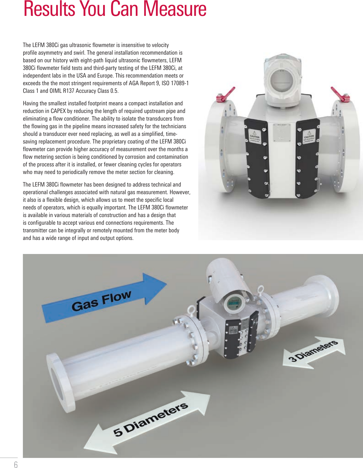 Page 6 of 8 - CALDON LEFM 380Ci Gas Ultrasonic Flowmeter Brochure Flow-meter-brochure