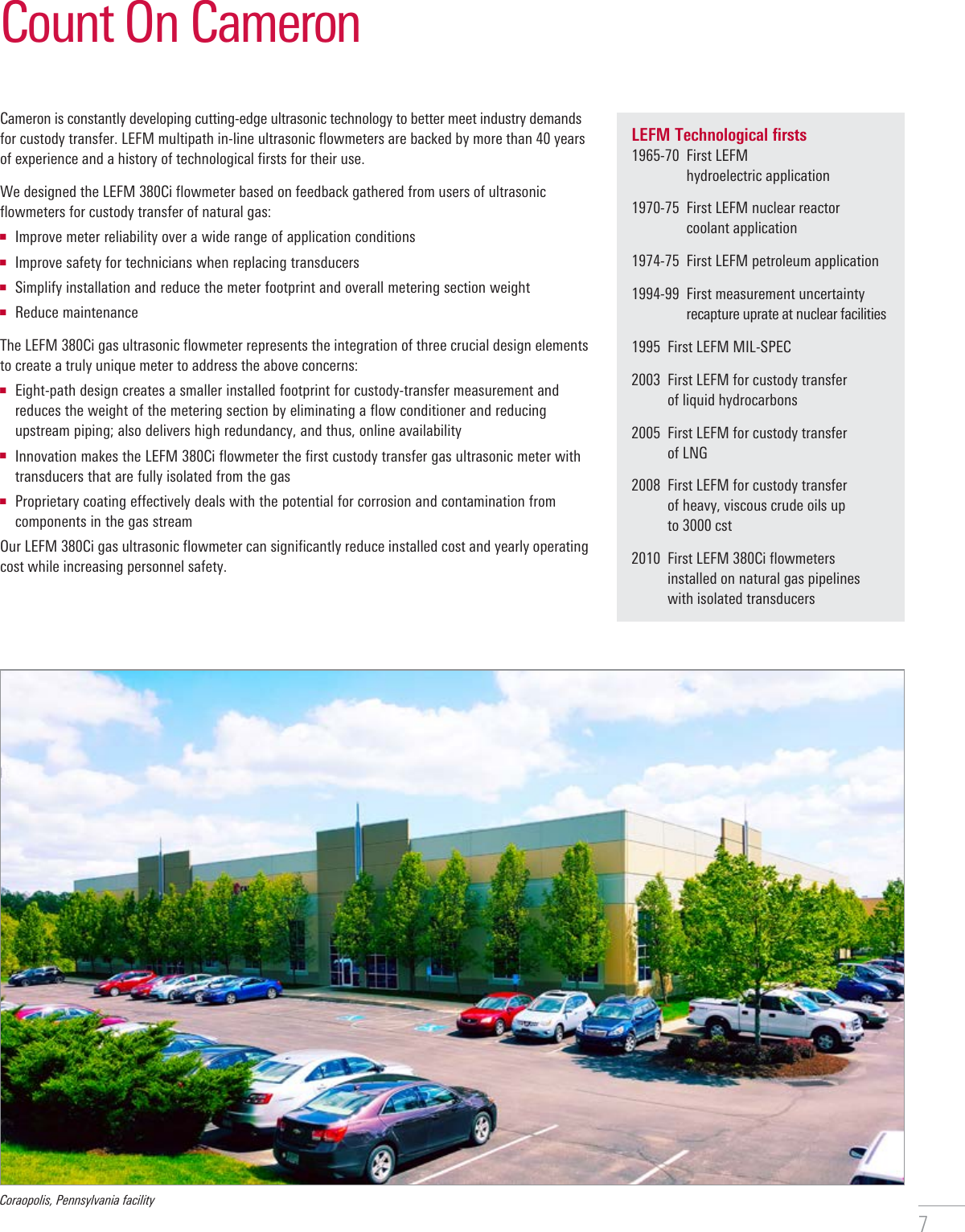 Page 7 of 8 - CALDON LEFM 380Ci Gas Ultrasonic Flowmeter Brochure Flow-meter-brochure