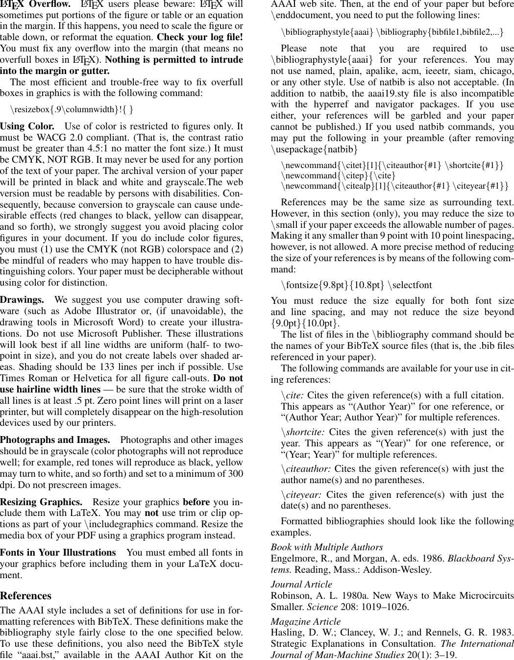 Page 3 of 4 - AAAI Press Formatting Instructions For Authors Using LaTeX -- A Guide Formatting-instructions-latex-2019