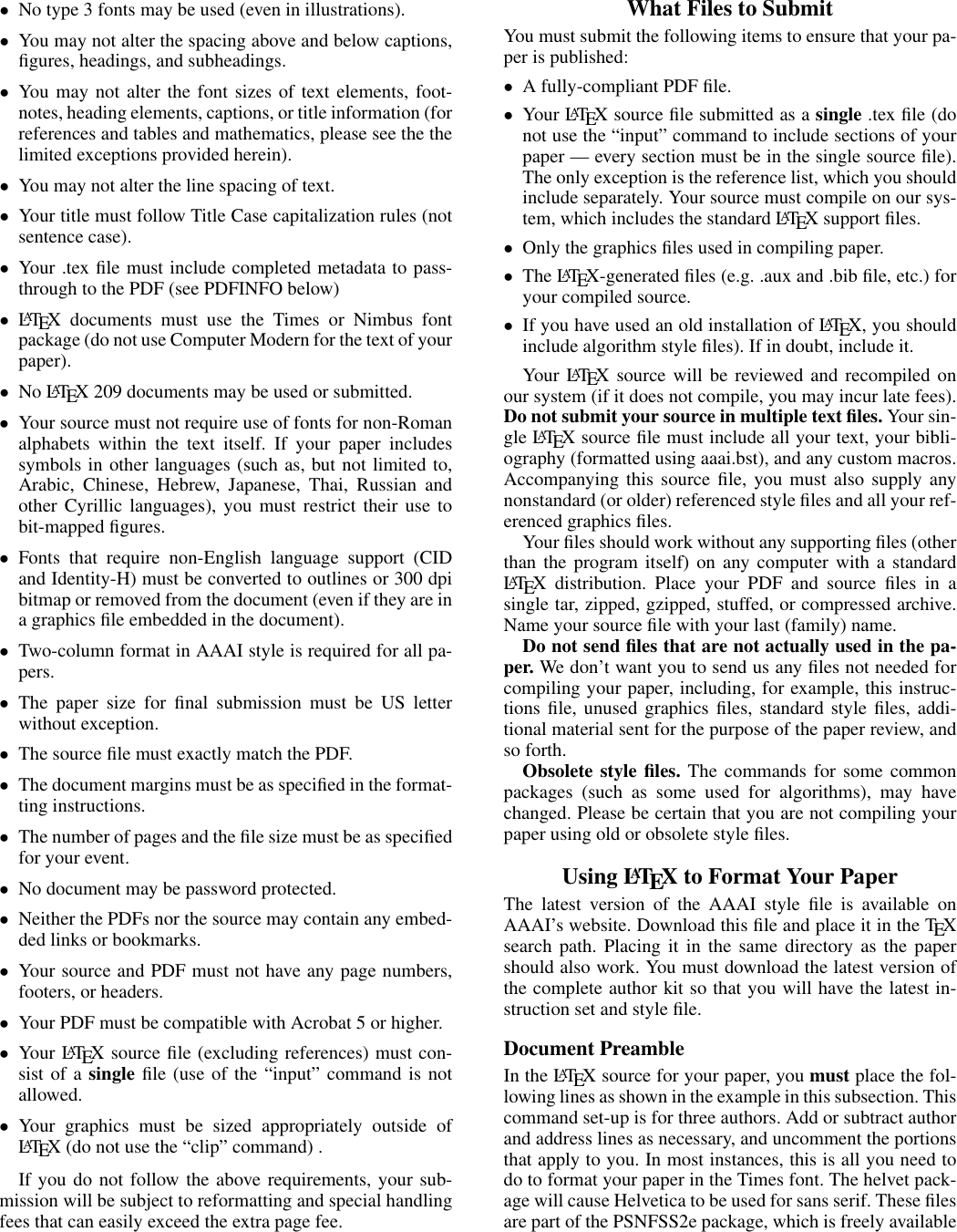 Page 2 of 11 - 2019 Formatting Instructions For Authors Using LaTeX Formatting-instructions-latex-2019