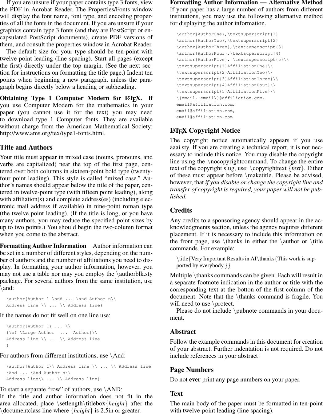 Page 5 of 11 - 2019 Formatting Instructions For Authors Using LaTeX Formatting-instructions-latex-2019