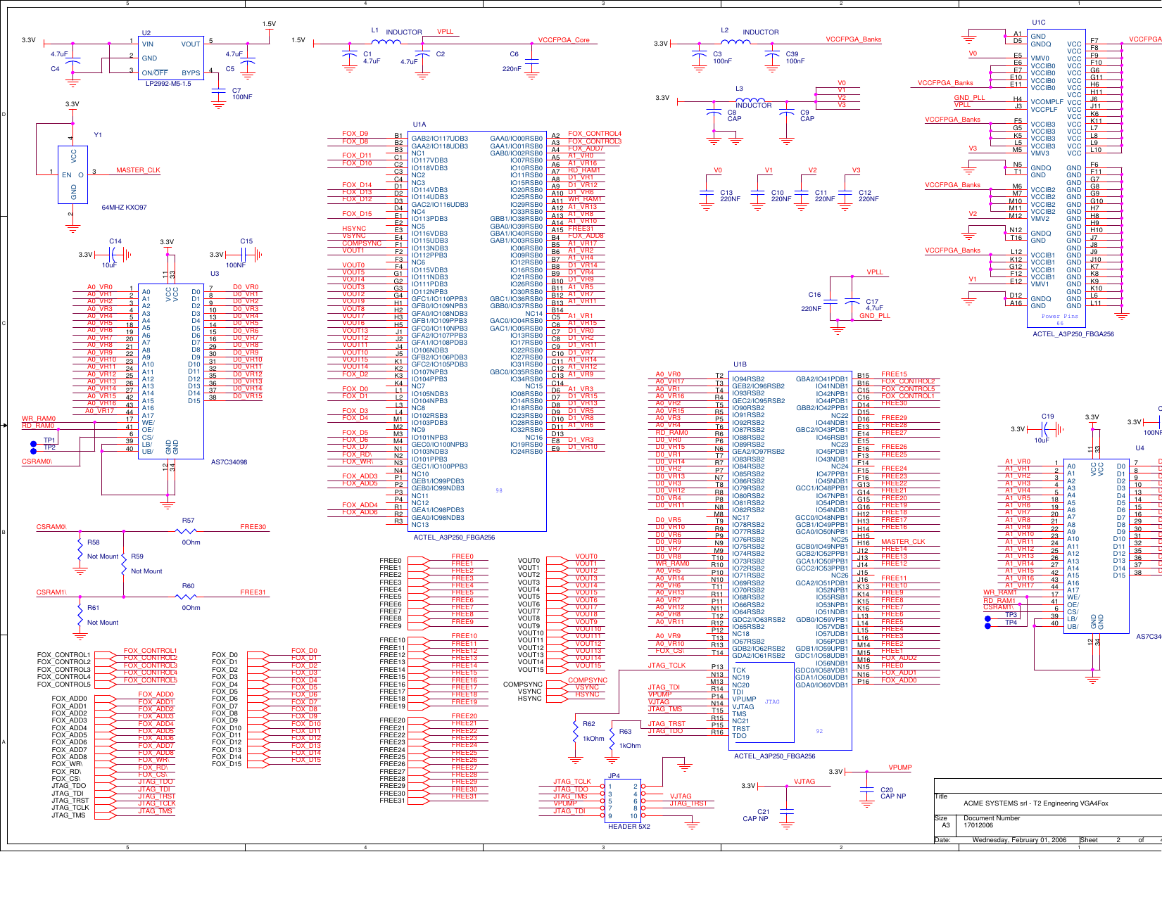 Vga_acme17012006 Foxvhdl Schematic