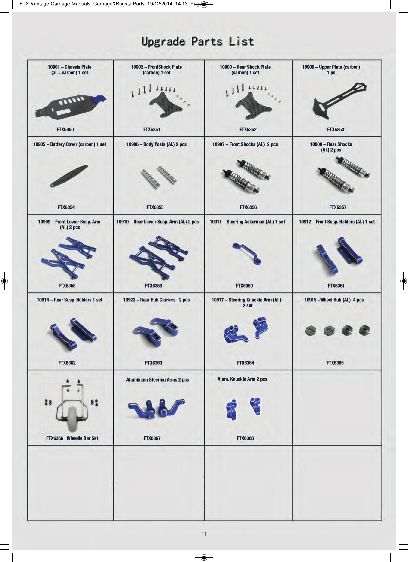 Page 11 of 12 - FTX Kit Cat 2012 Ftx-5545-Carnage_diagram Ftx-5545-Carnage Diagram