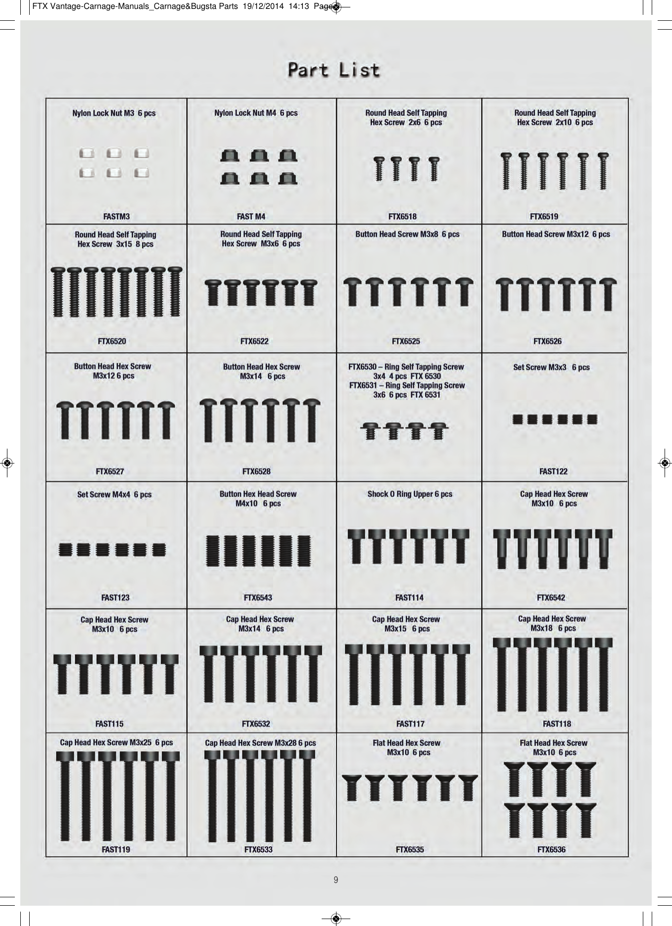 Page 9 of 12 - FTX Kit Cat 2012 Ftx-5545-Carnage_diagram Ftx-5545-Carnage Diagram