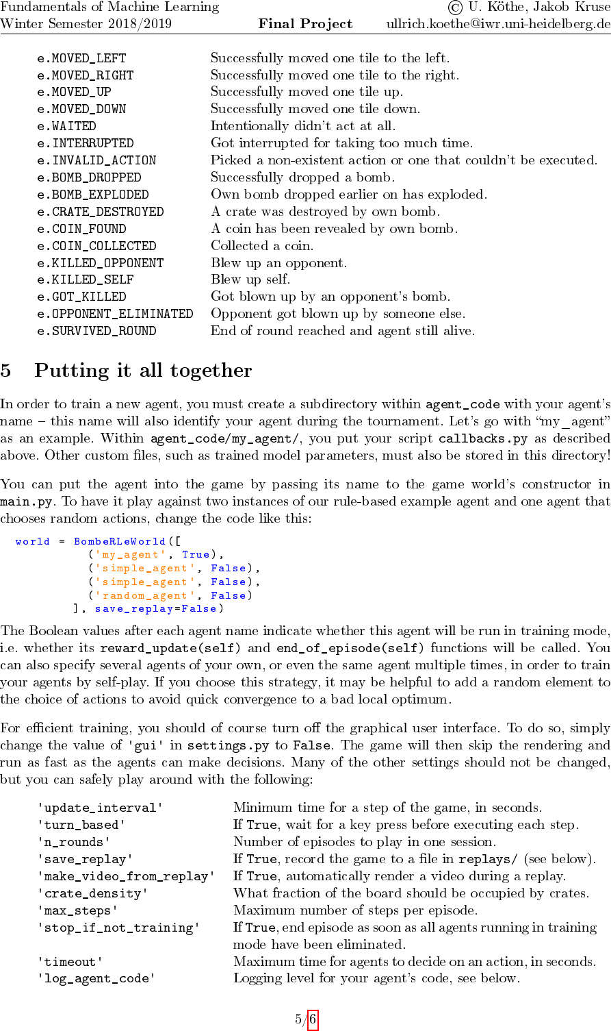 Page 5 of 6 - Game Instructions