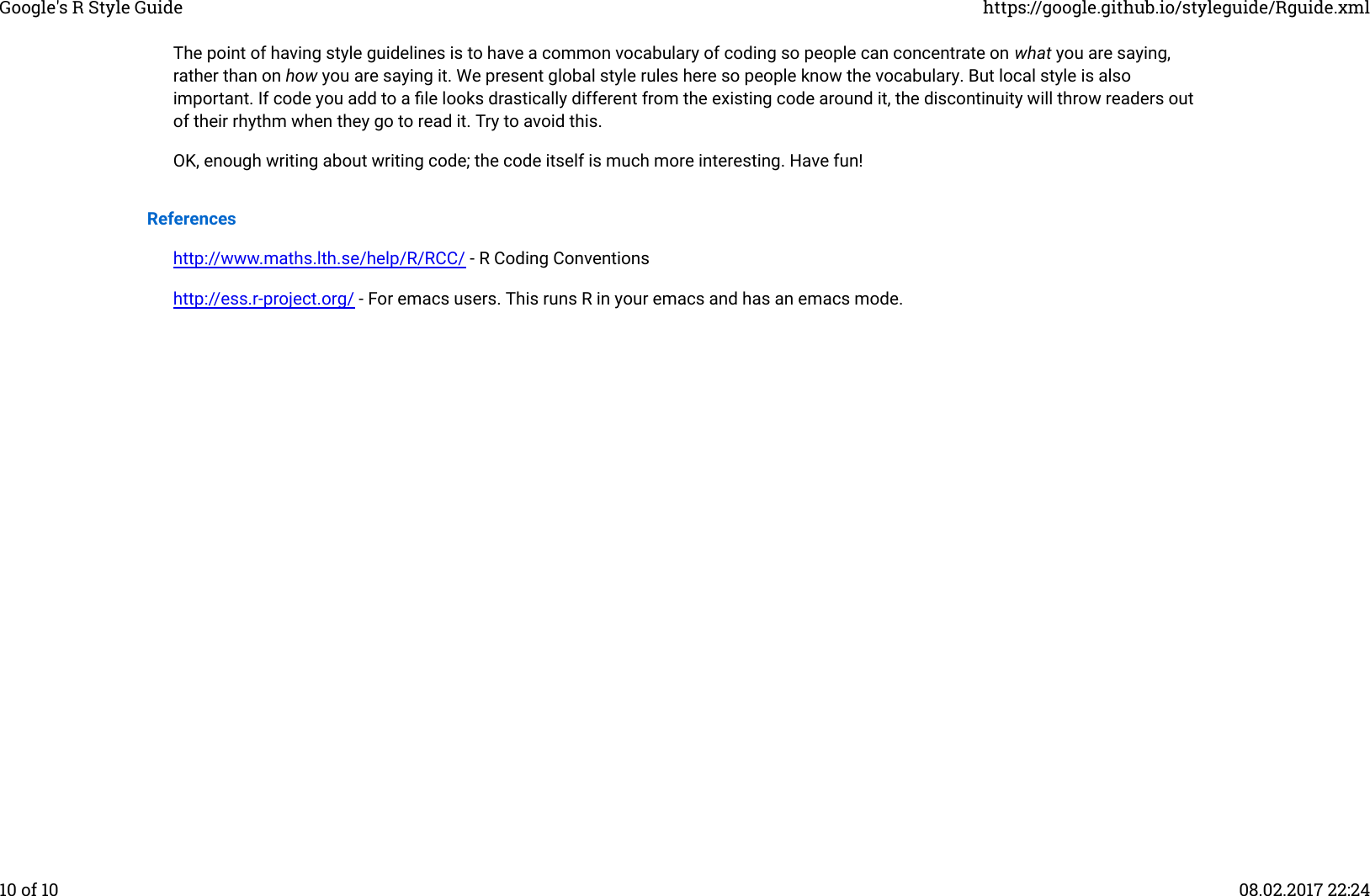 Page 10 of 10 - Google's R Style Guide