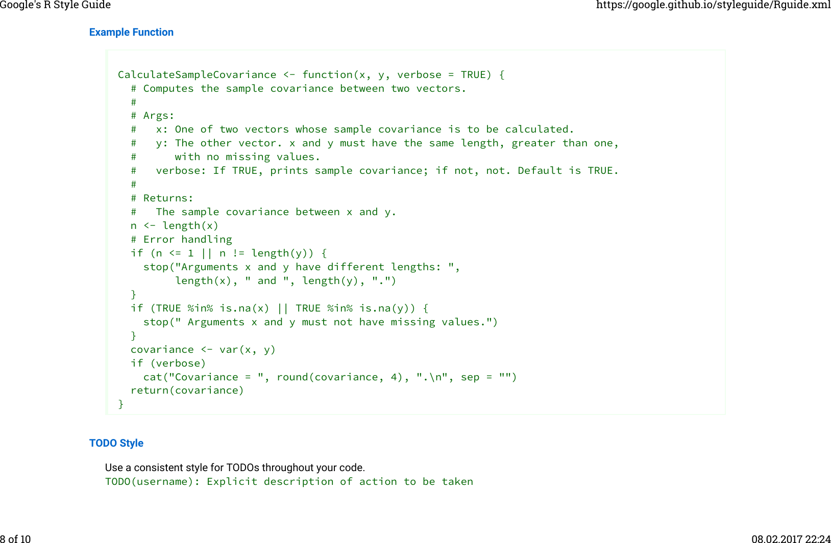 Page 8 of 10 - Google's R Style Guide