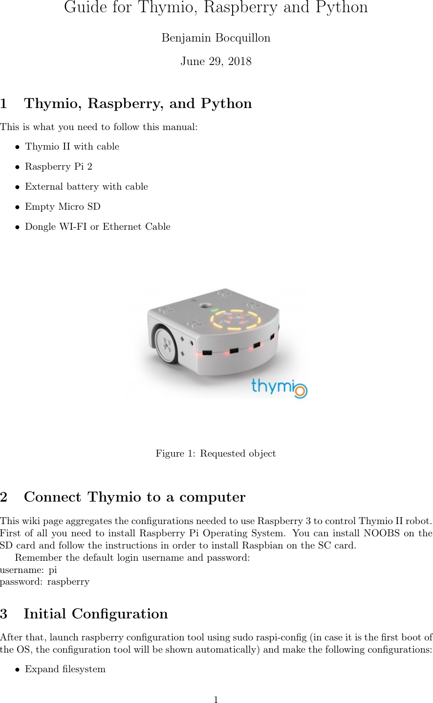 Page 1 of 4 - Guide-thymio-raspberry