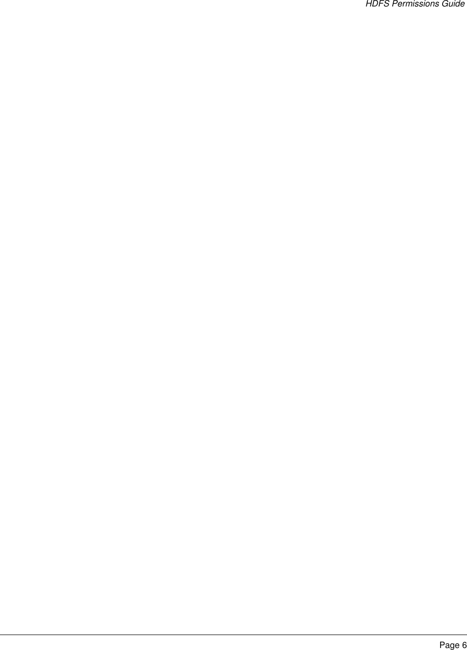 Page 6 of 6 - Hdfs Permissions Guide