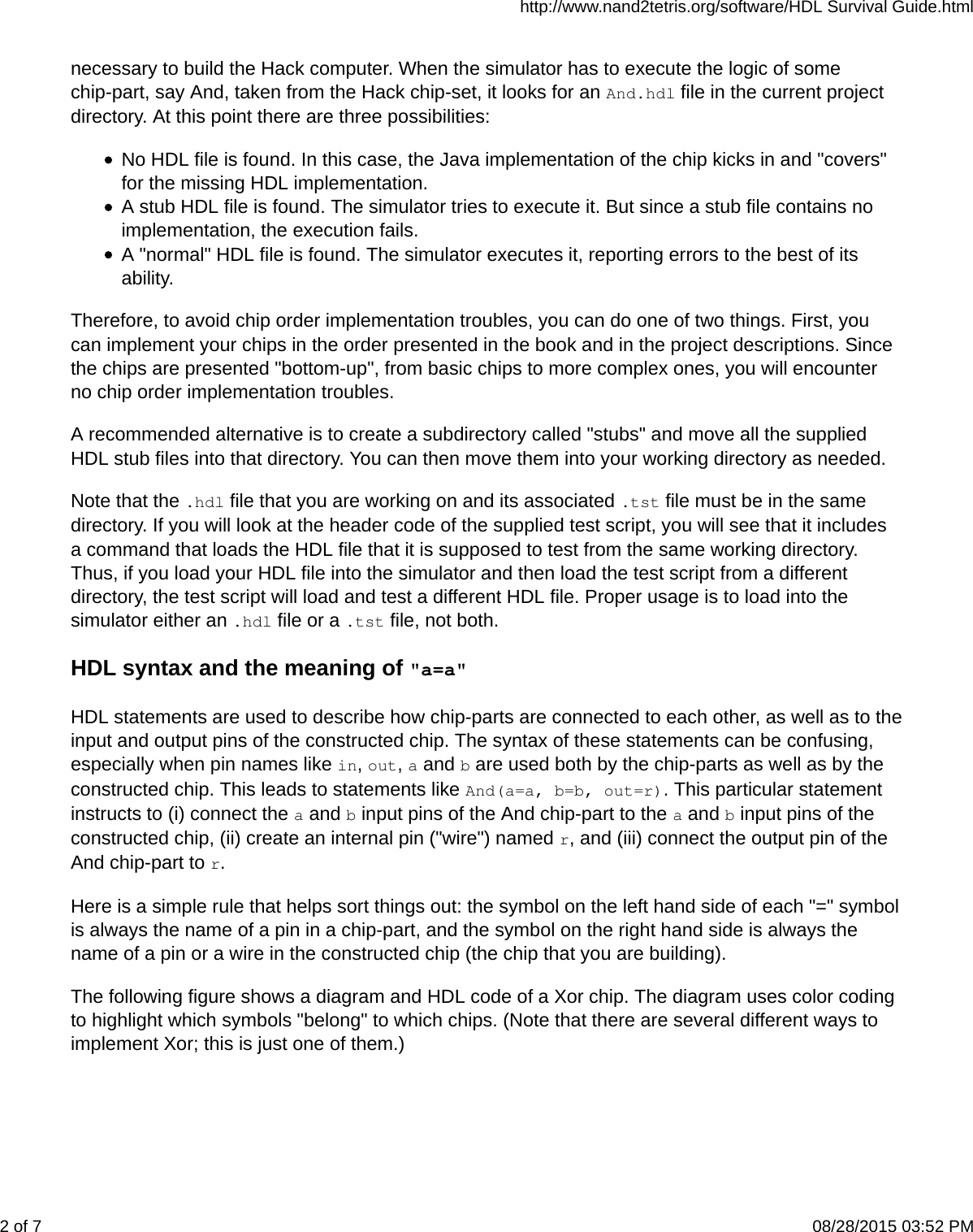 Page 2 of 7 - Hdl Survival Guide