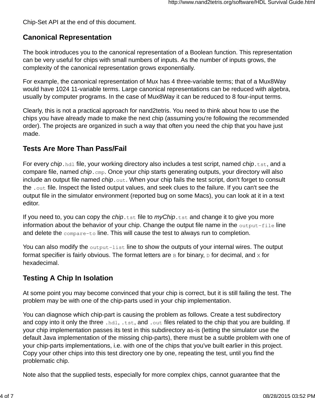 Page 4 of 7 - Hdl Survival Guide