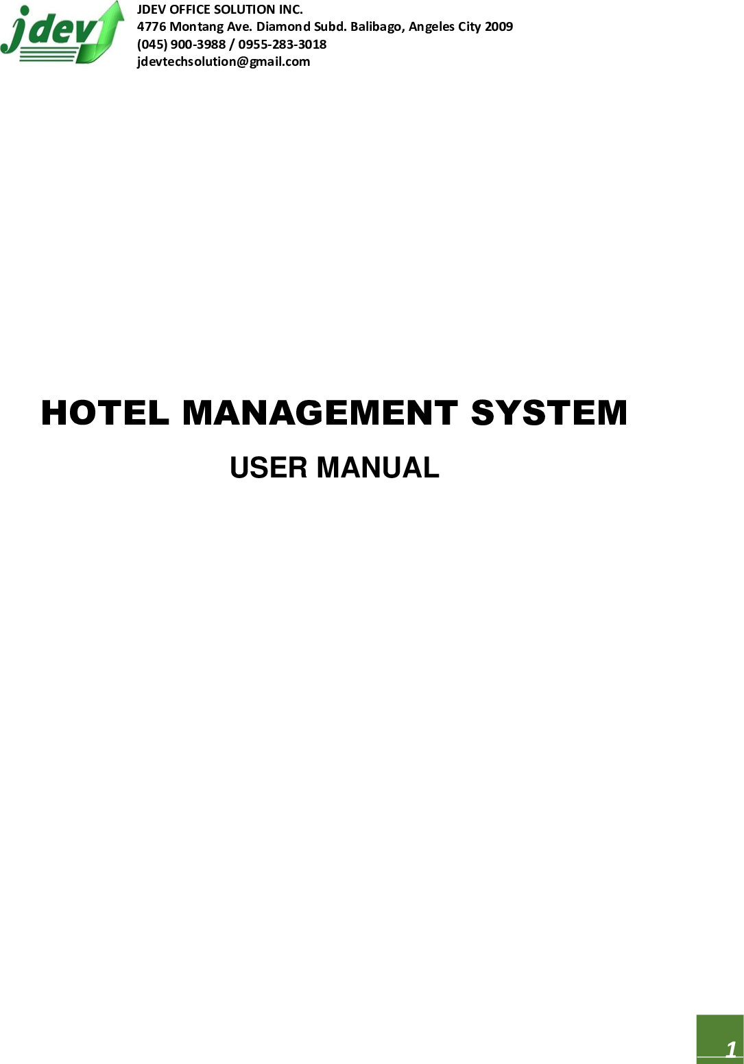 hotel-management-system-manual