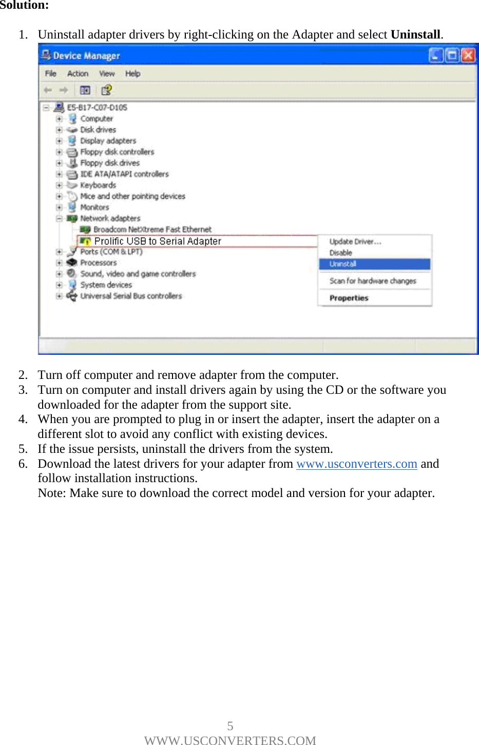 Page 5 of 5 - How To Fix The Error Code 10