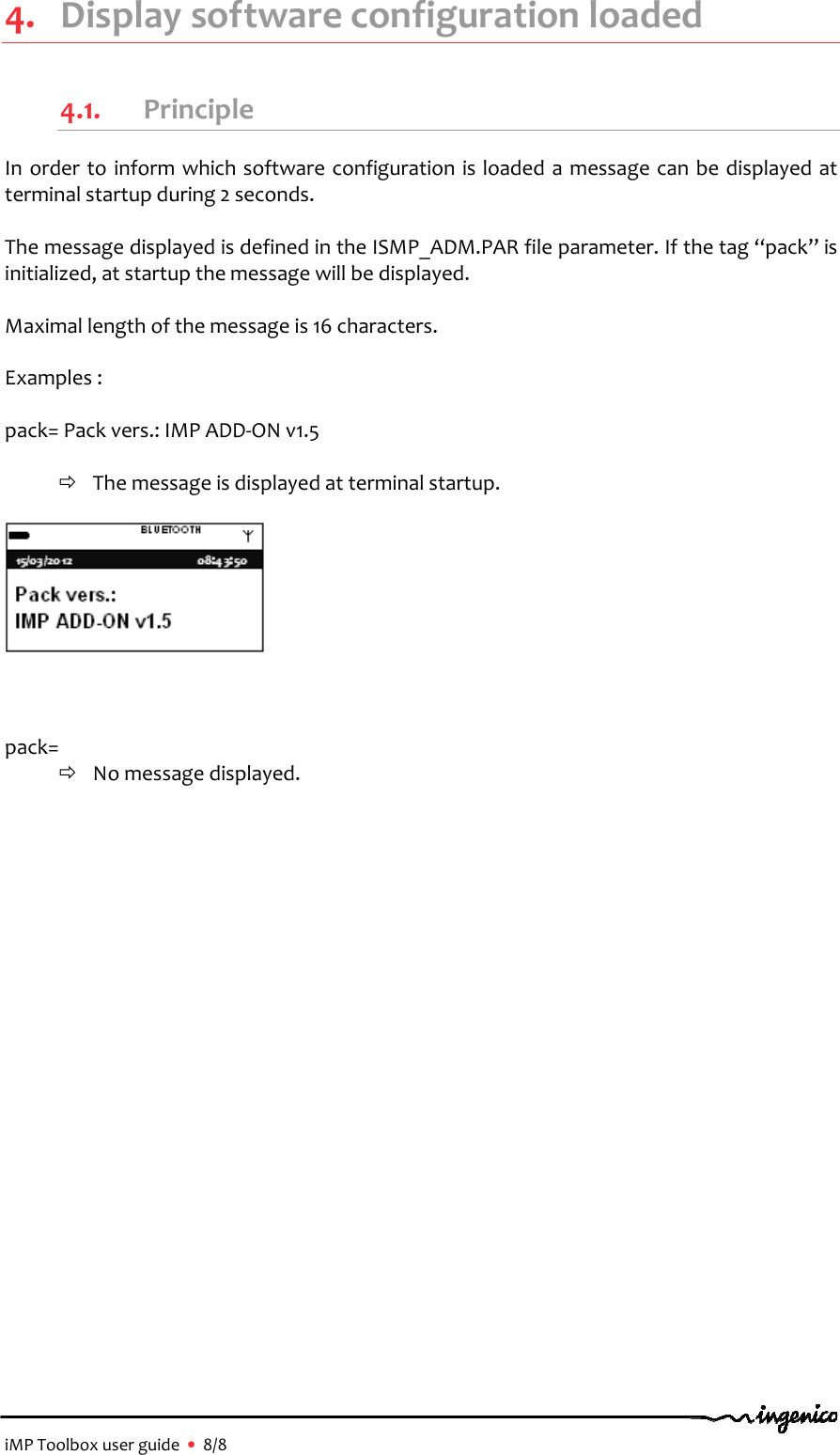 Page 8 of 8 - IMP3xx_ToolBox_User_Guide_ENG_v0200 I MP3xx Tool Box User Guide ENG V0200