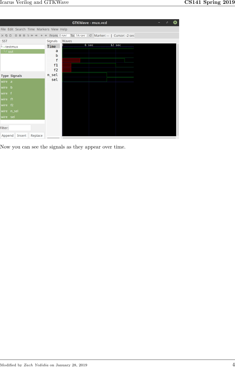 Page 4 of 4 - Icarus Verilog And GTKWave Guide