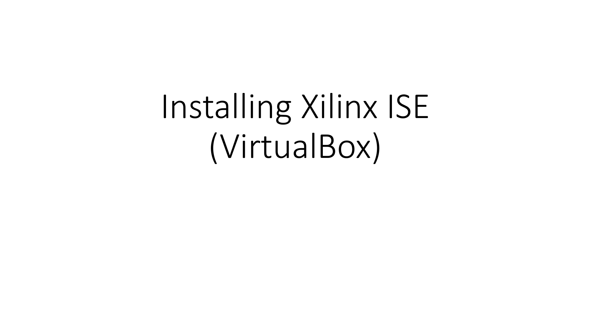 installing xilinx ise 10.1 windows 10