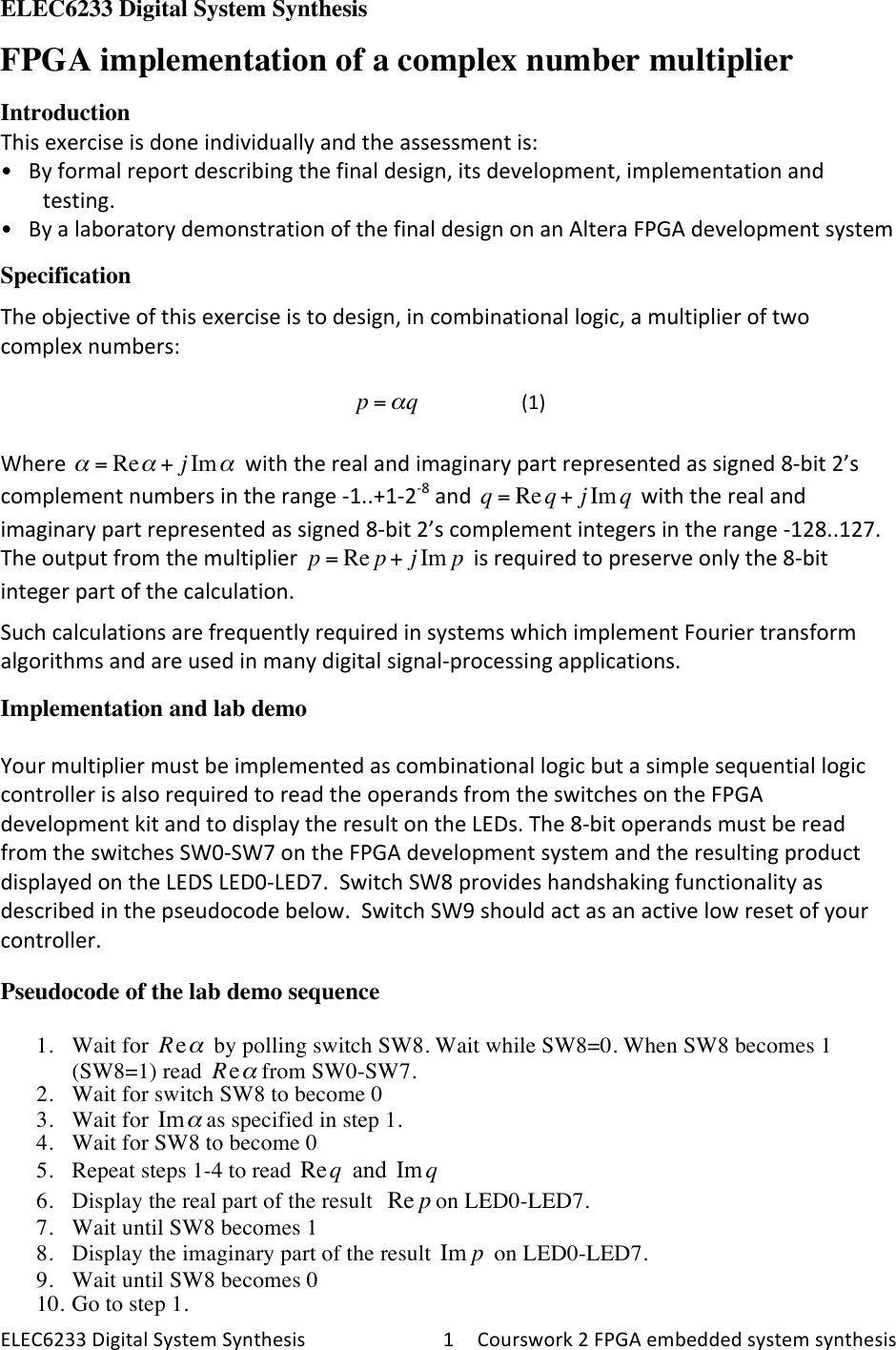 Page 1 of 4 - Instructions
