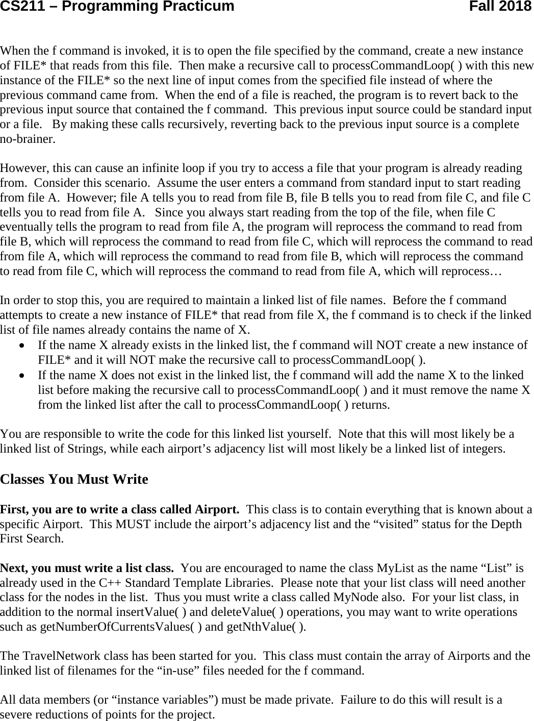 Page 4 of 5 - Programming Project 1 Instructions