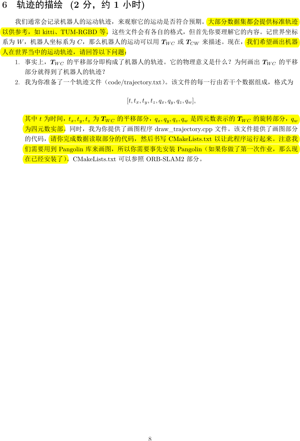 Page 8 of 9 - 第三节课习题 Instructions