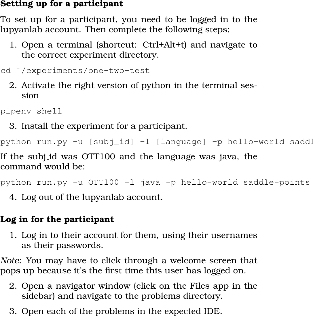 Page 2 of 3 - Instructions-experimenter-setup