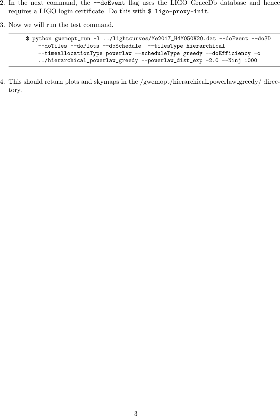 Page 3 of 3 - Instructions Gwemopt