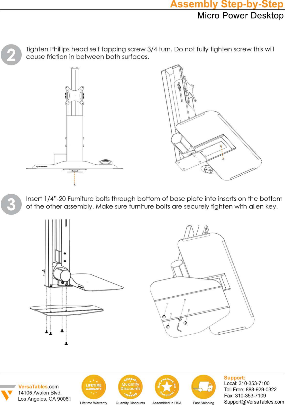 Page 3 of 4 - Instructions Microdesk-versadesk 1
