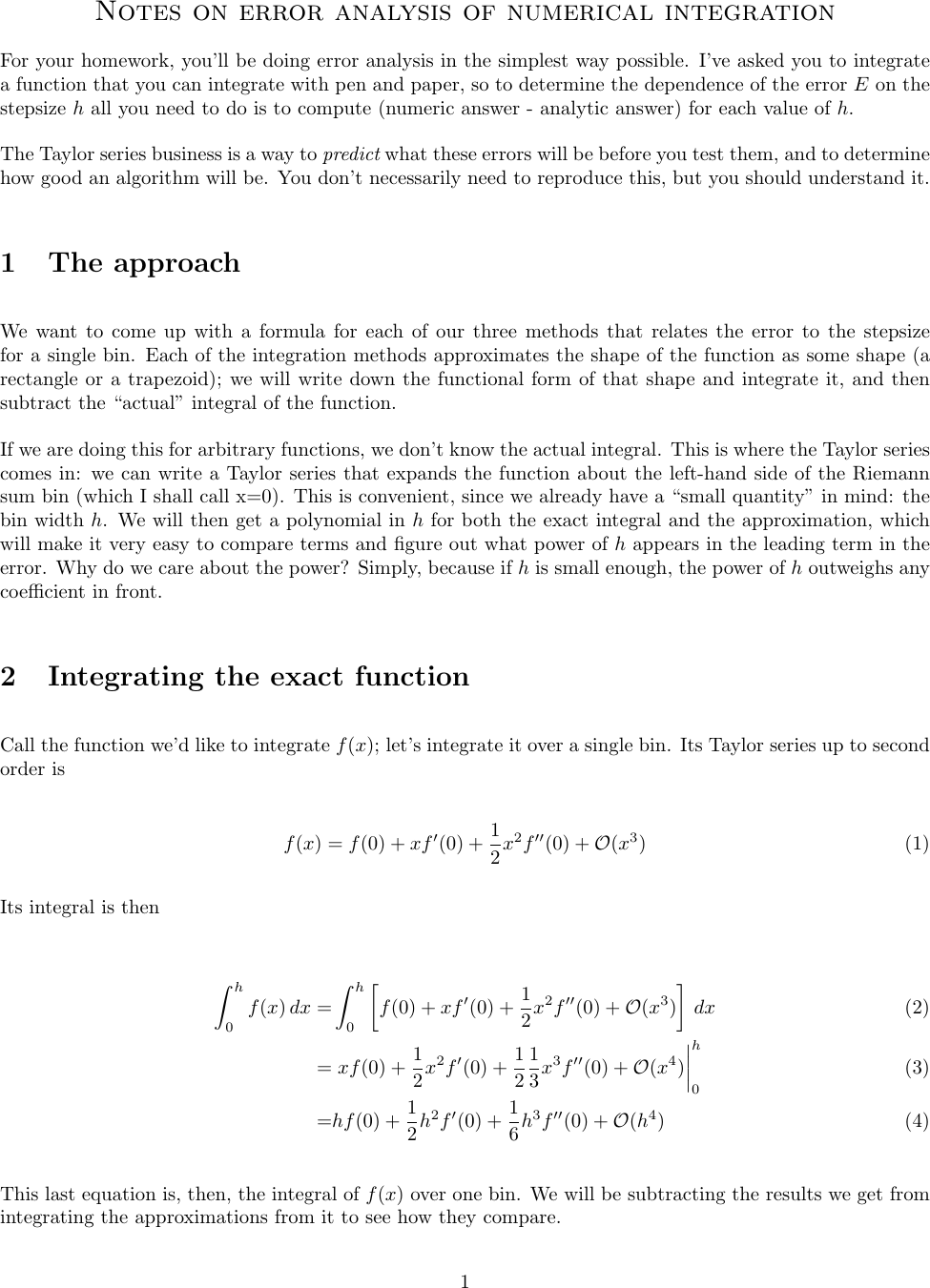 Integration notes latex guide