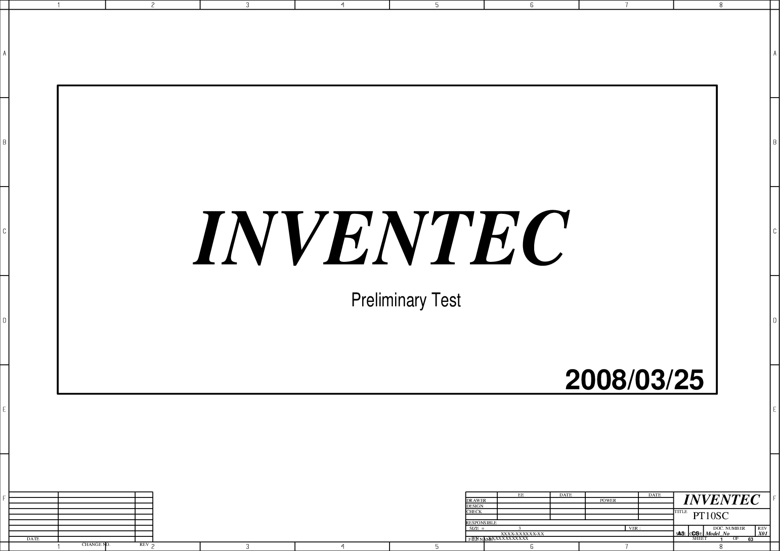 Inventec PT10SC Schematics. Www.s Rx01 Schematics