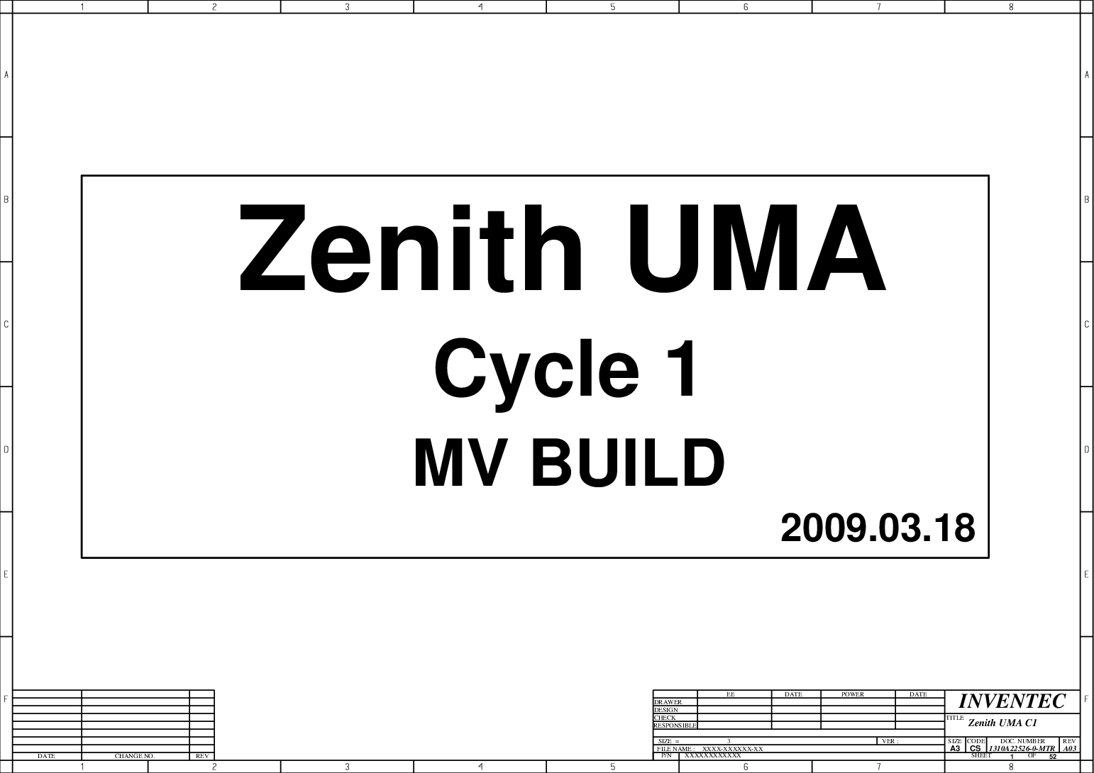 Inventec Zenith UMA Cycle 1 MV Schematics S Manuals Com Ra03 6050a2252601 Schematics