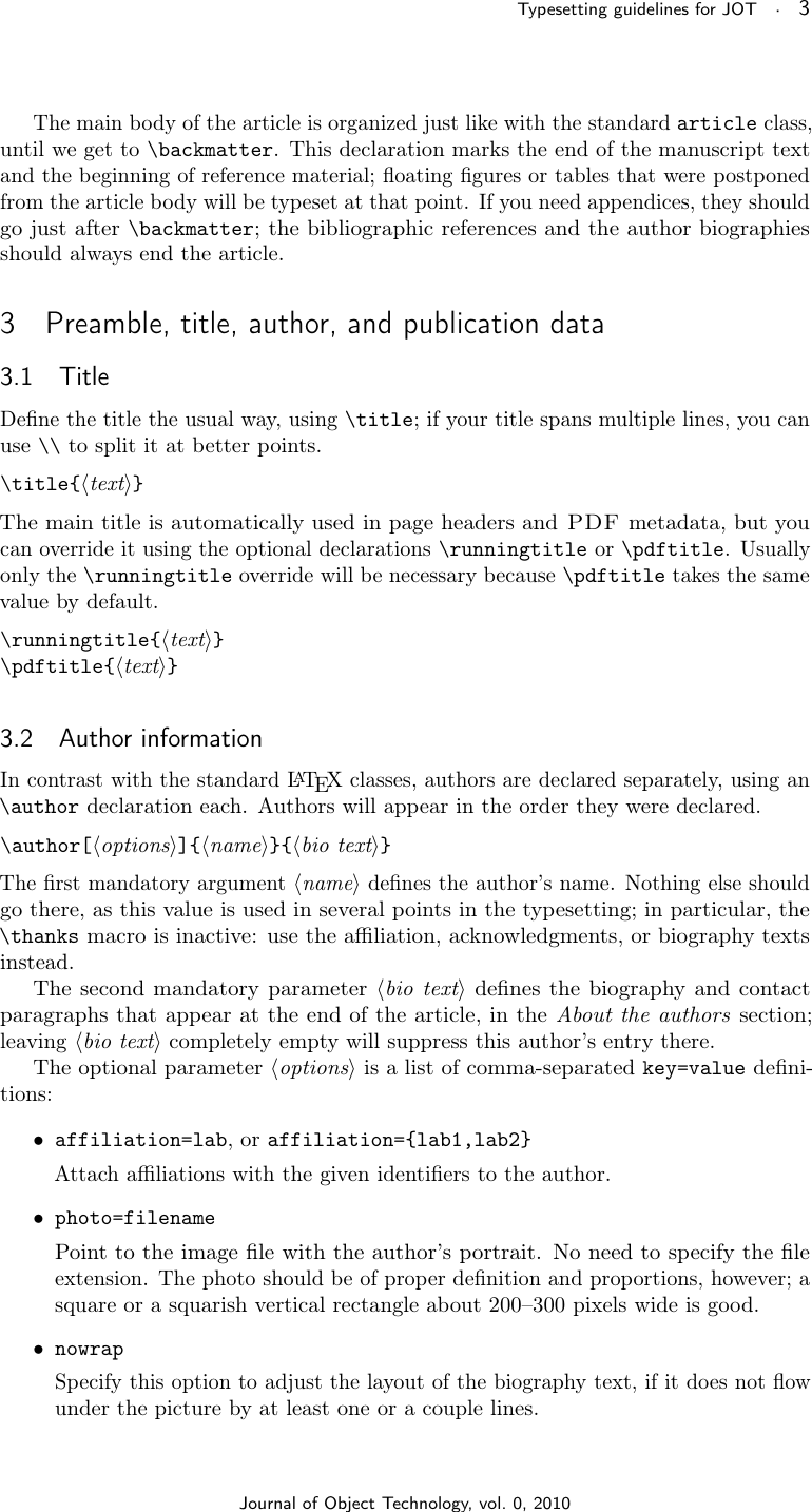 Page 3 of 8 - Typesetting Guidelines For JOT Jot-manual