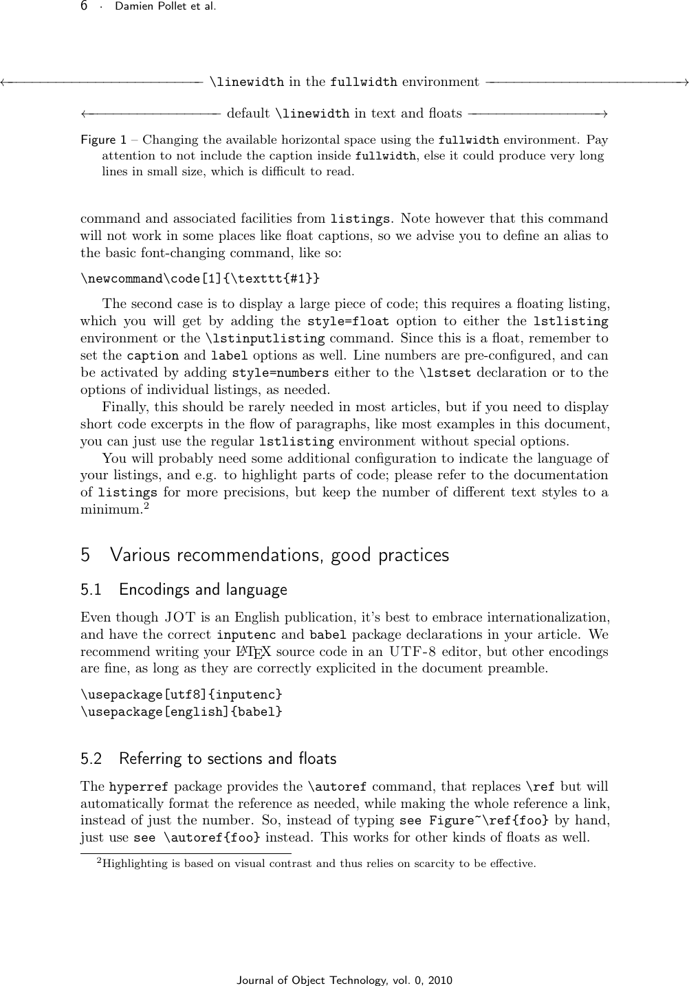 Page 6 of 8 - Typesetting Guidelines For JOT Jot-manual
