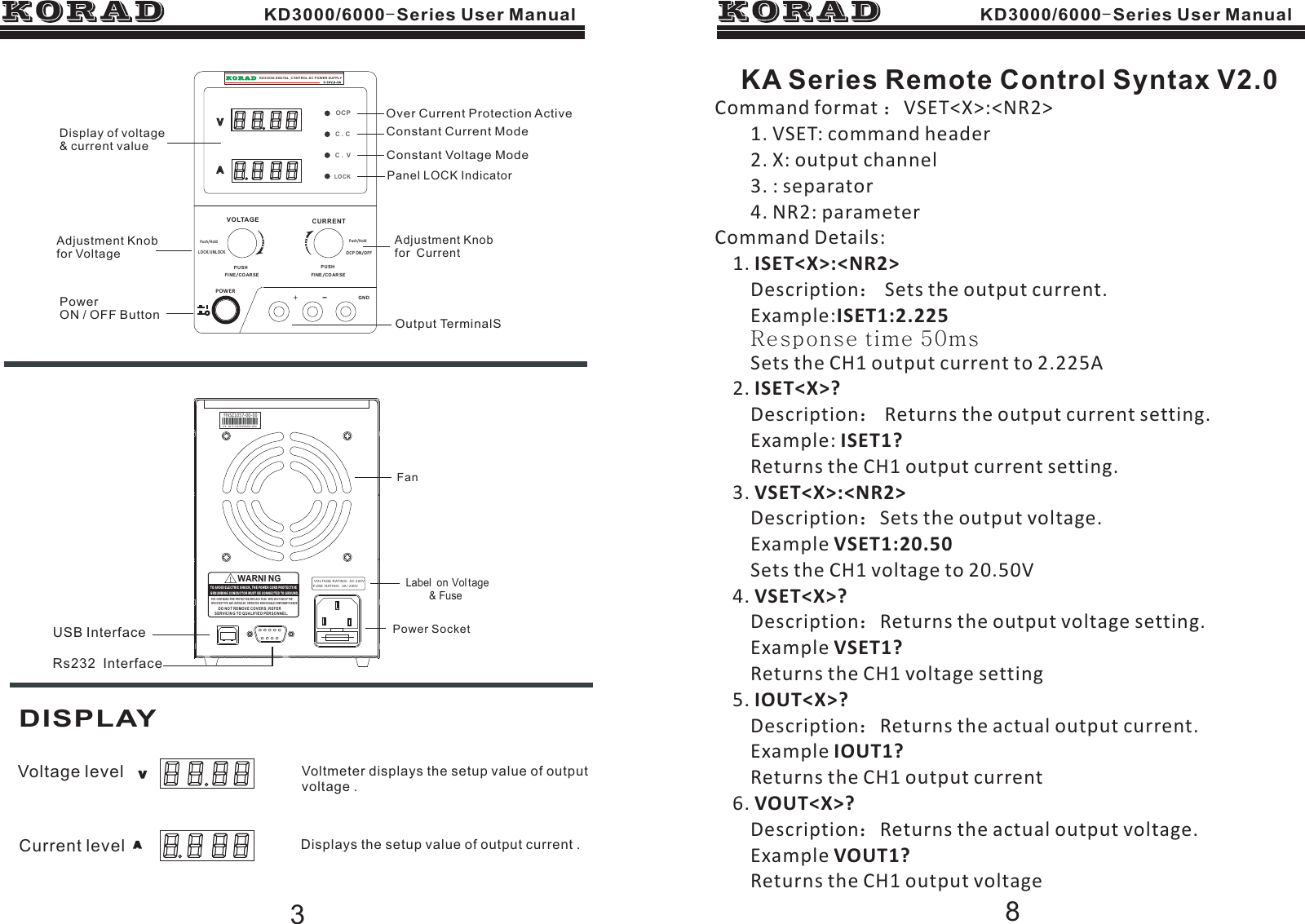 Page 4 of 6 - KD3000PV3.0 Kd3005p-user-manual