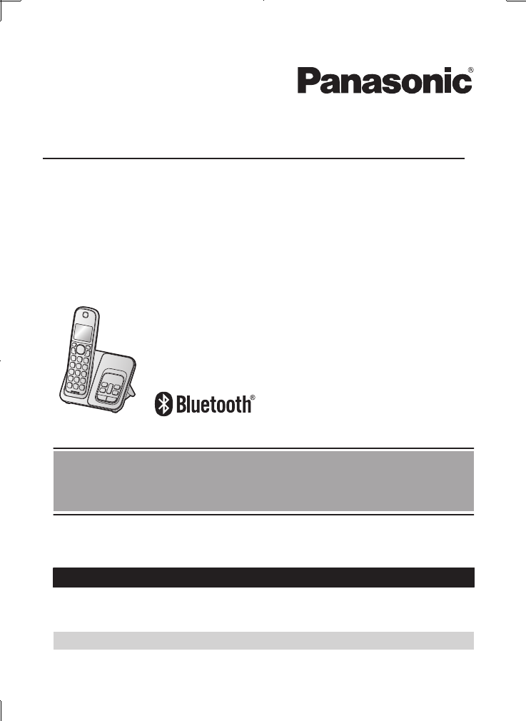 Operating Instructions English Kx Tgd560 En Om