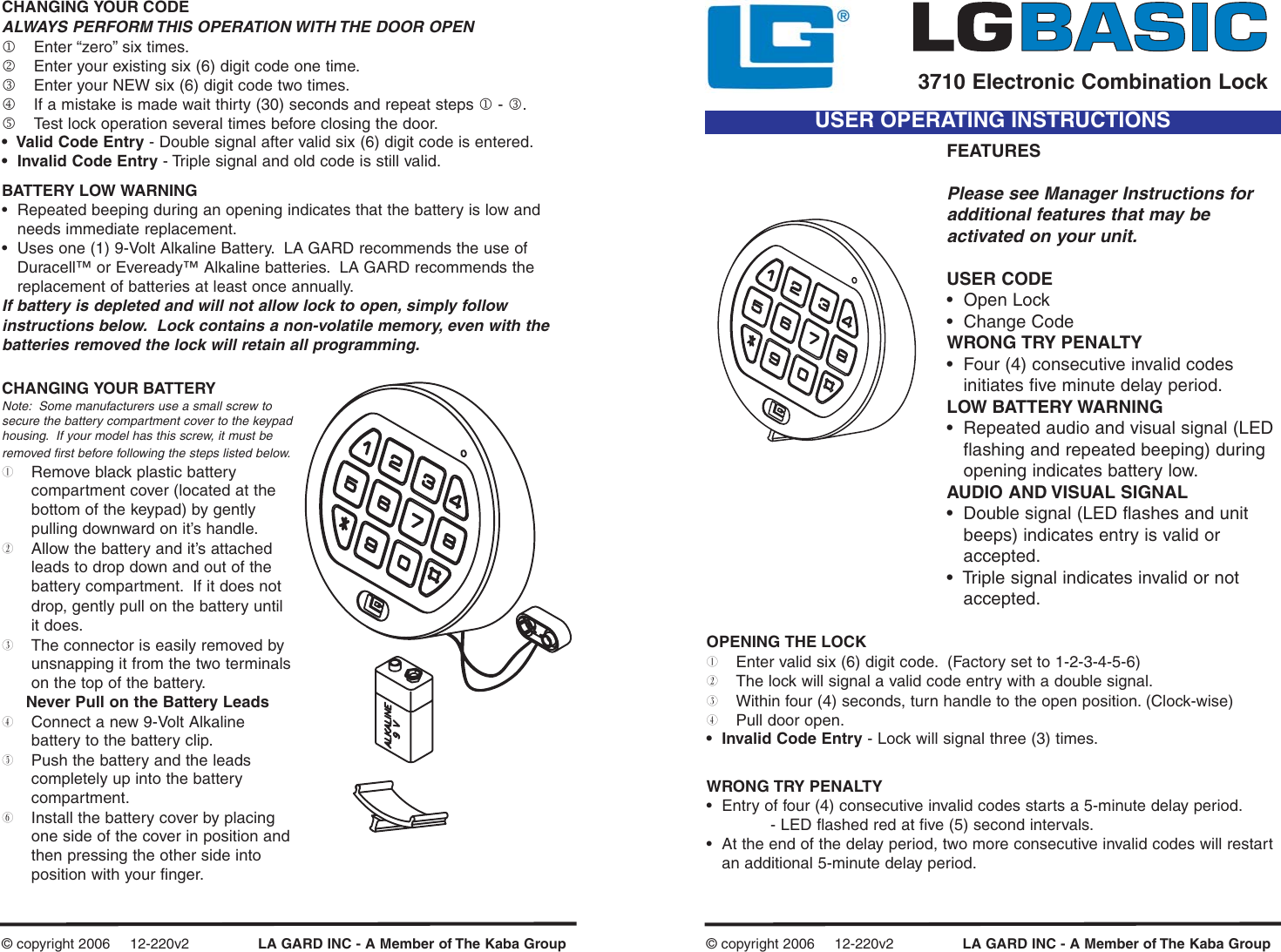 Page 1 of 1 - 12-220v2.qxp Lagard-e-lock