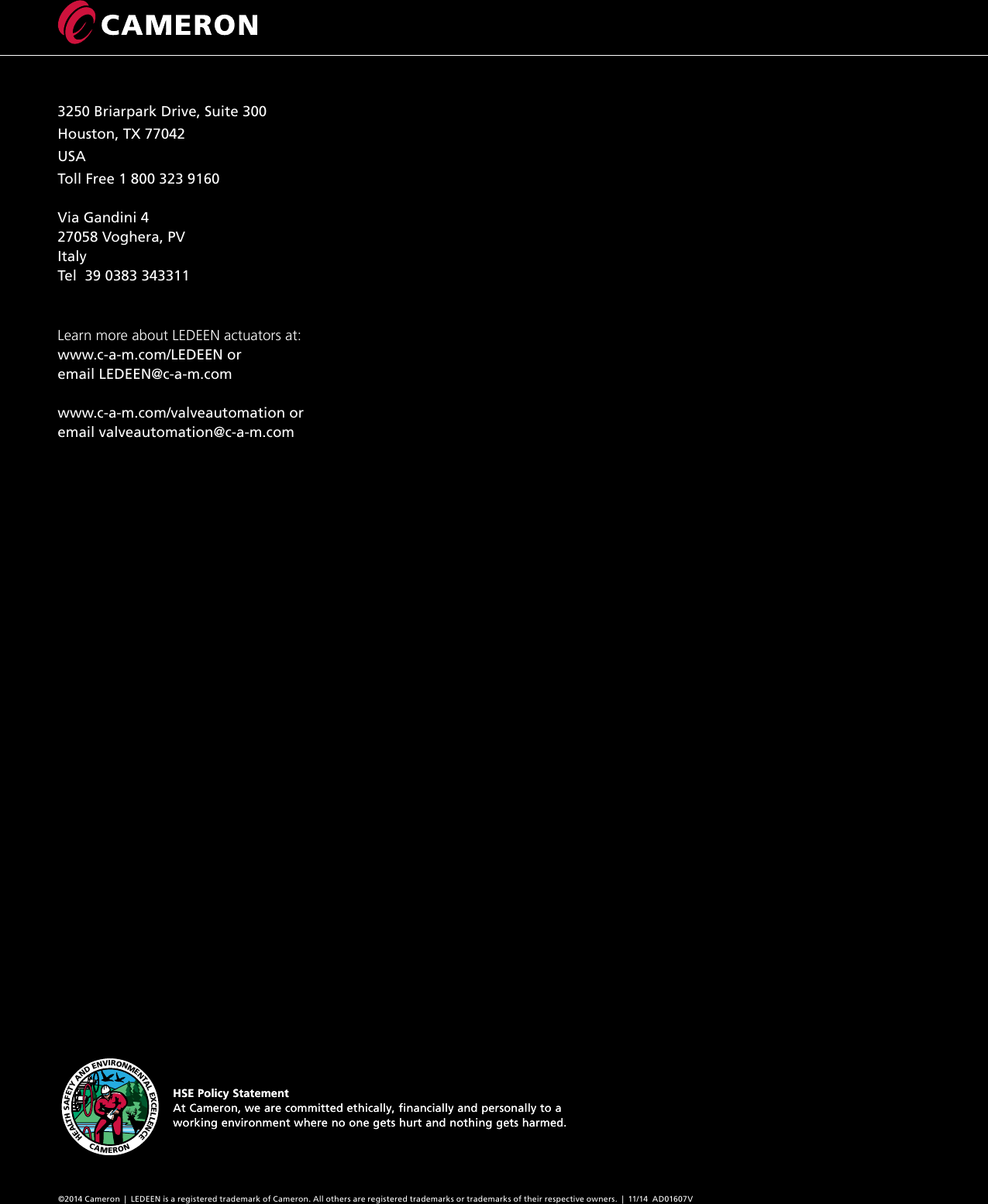 Page 8 of 8 - LEDEEN Di M Series Electric Actuator Brochure Ledeen-dim-series-electric-actuator-brochure