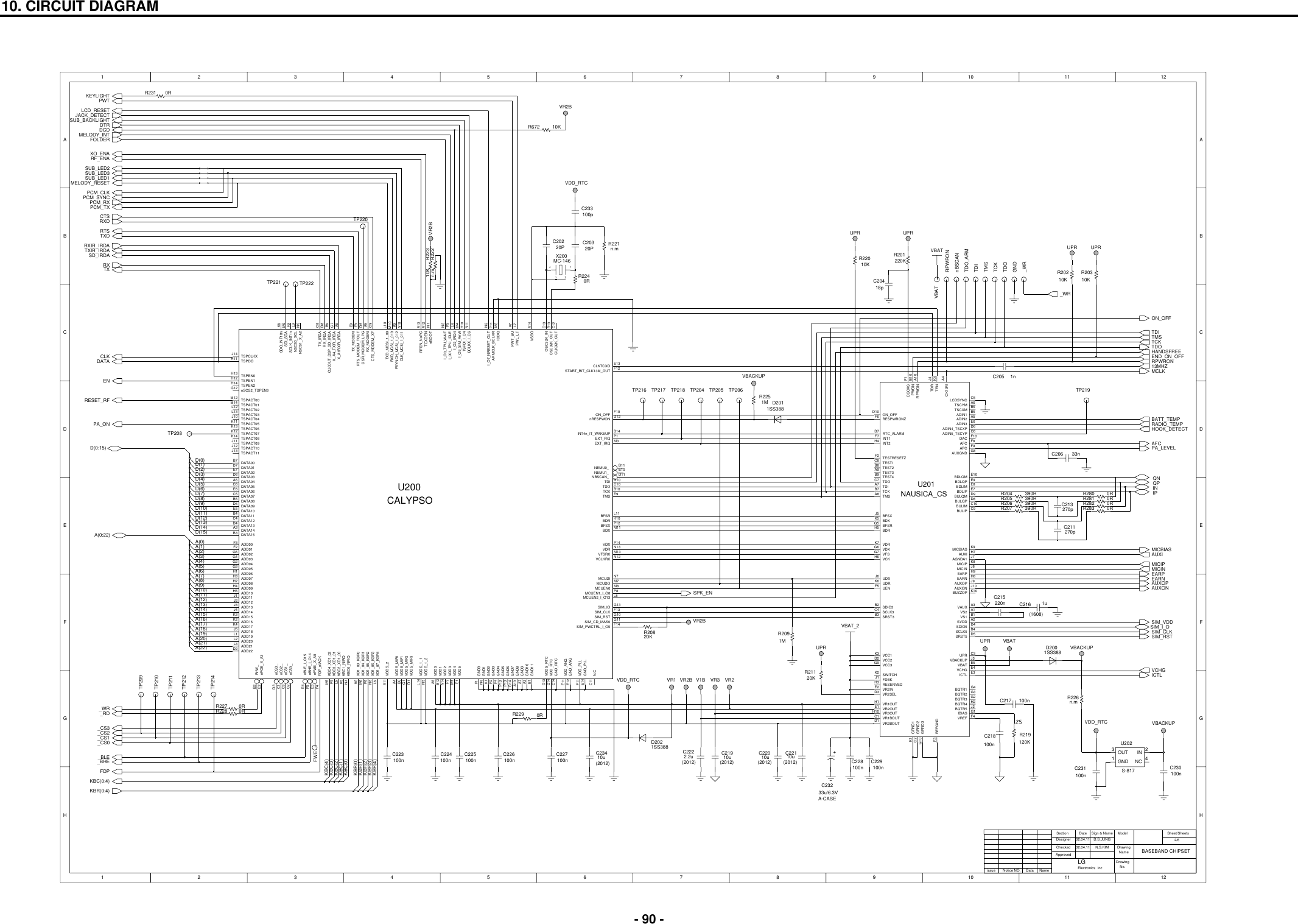 Page 2 of 9 - LG G7020 - Schematics. Www.s-manuals.com. Schematics
